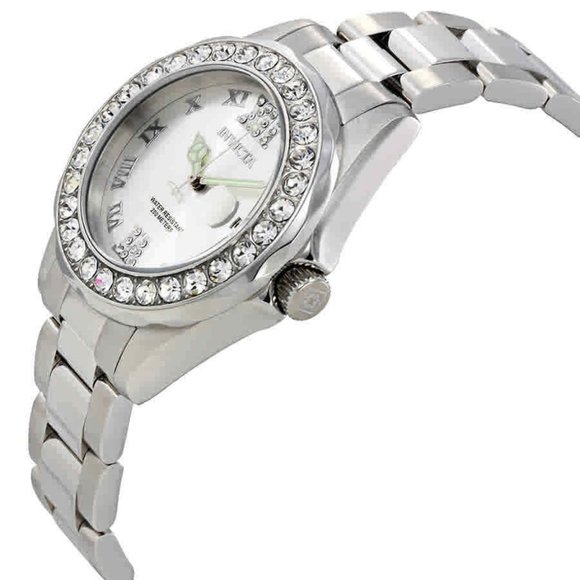Invicta Diamond Ladies Silver Watch! New main image 2
